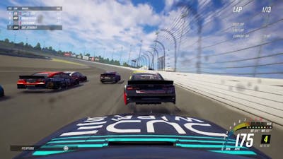 NASCAR 21: Ignition - Execution of a last lap pass for a W! Good race rowdy