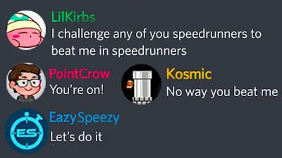Speedrunners challenged each other to a game of Speedrunners