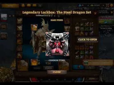 Opening 23 The Steel Dragon Set Bounty Legendary Lockboxes in KingsRoad