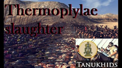 Attila total war: Thermopylae Tanukhid slaughter(blood+gore)(Highest settings, no commentary)