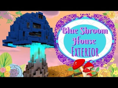🍄 Blue Shroom House | EXTERIOR BUILD | Portal Knights 🗡