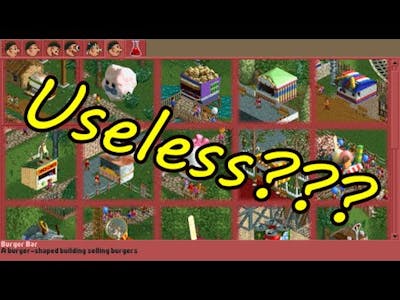 How Useful Are Stalls in RollerCoaster Tycoon Classic?