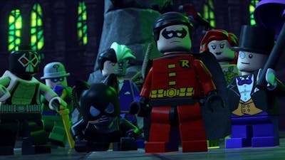 Lego Batman The Movie: DC Super Heroes Unite - Batman  Robin Vs. Arkham Escapees Scene