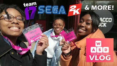 W.A.S.D 2022 *NEW* Gaming Expo in London! 2K, Team17, SEGA  MORE! | Vlog